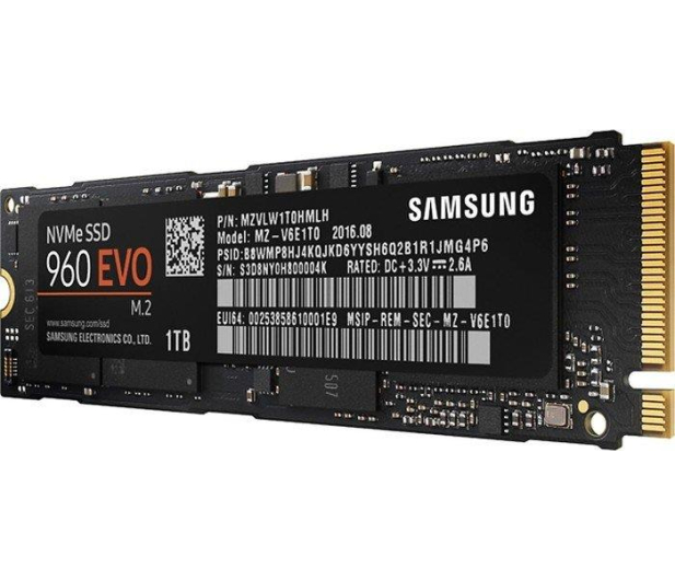 Samsung 1TB 1,8'' Seria 960 EVO M.2 2280 NVMe - 339261 - zdjęcie 3